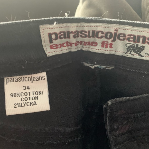 Vintage beaded jeans Parasuco - Picture 3 of 3